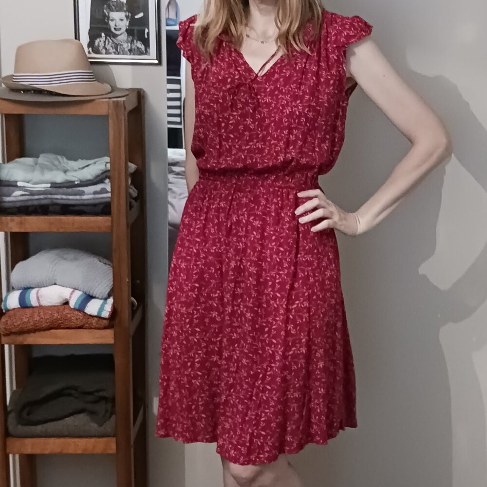 NWOT - Old Navy Floral print Dress - M "Tall"